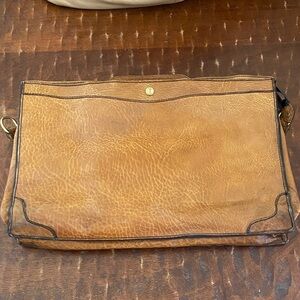 Vintage Leather Messenger Bag